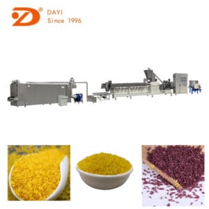 Fortified rice making machine double screw extruder