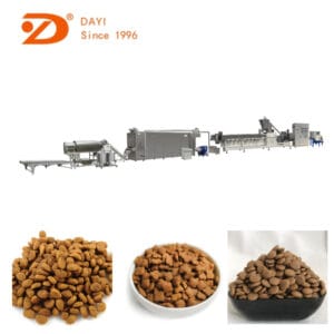 Dog food making machine double screw extruder