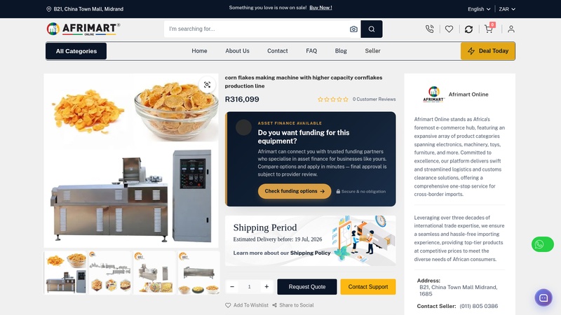 corn flakes making machine with higher capacity cornflakes production line machinery