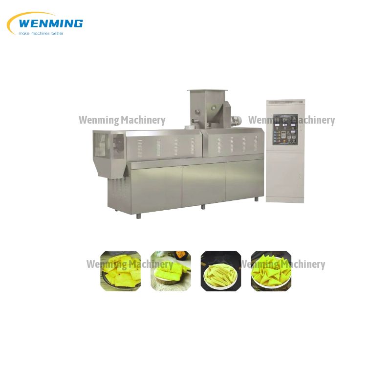 A stock image illustrating corn flakes manufacturing machine concepts