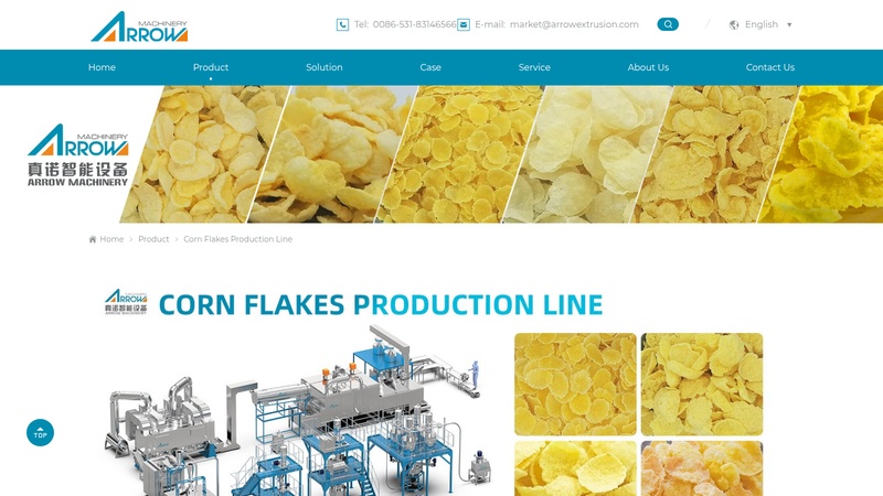 Corn Flakes Production Line machinery