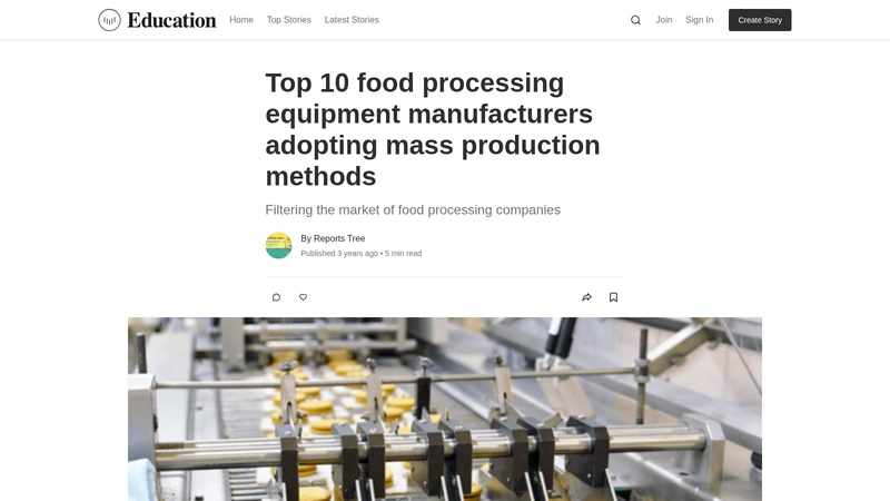 food processing equipment manufacturers adopting mass ... machinery