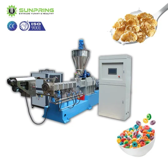 A stock image illustrating mini corn flakes making machine concepts