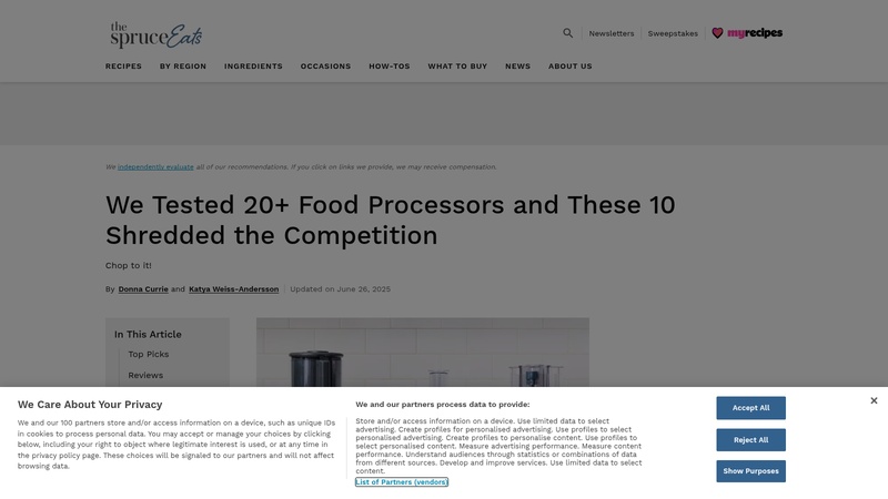 The 10  Food Processors of 2026, Tested & Approved machinery