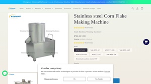 Wenming Machinery - Corn Flake Making Machine